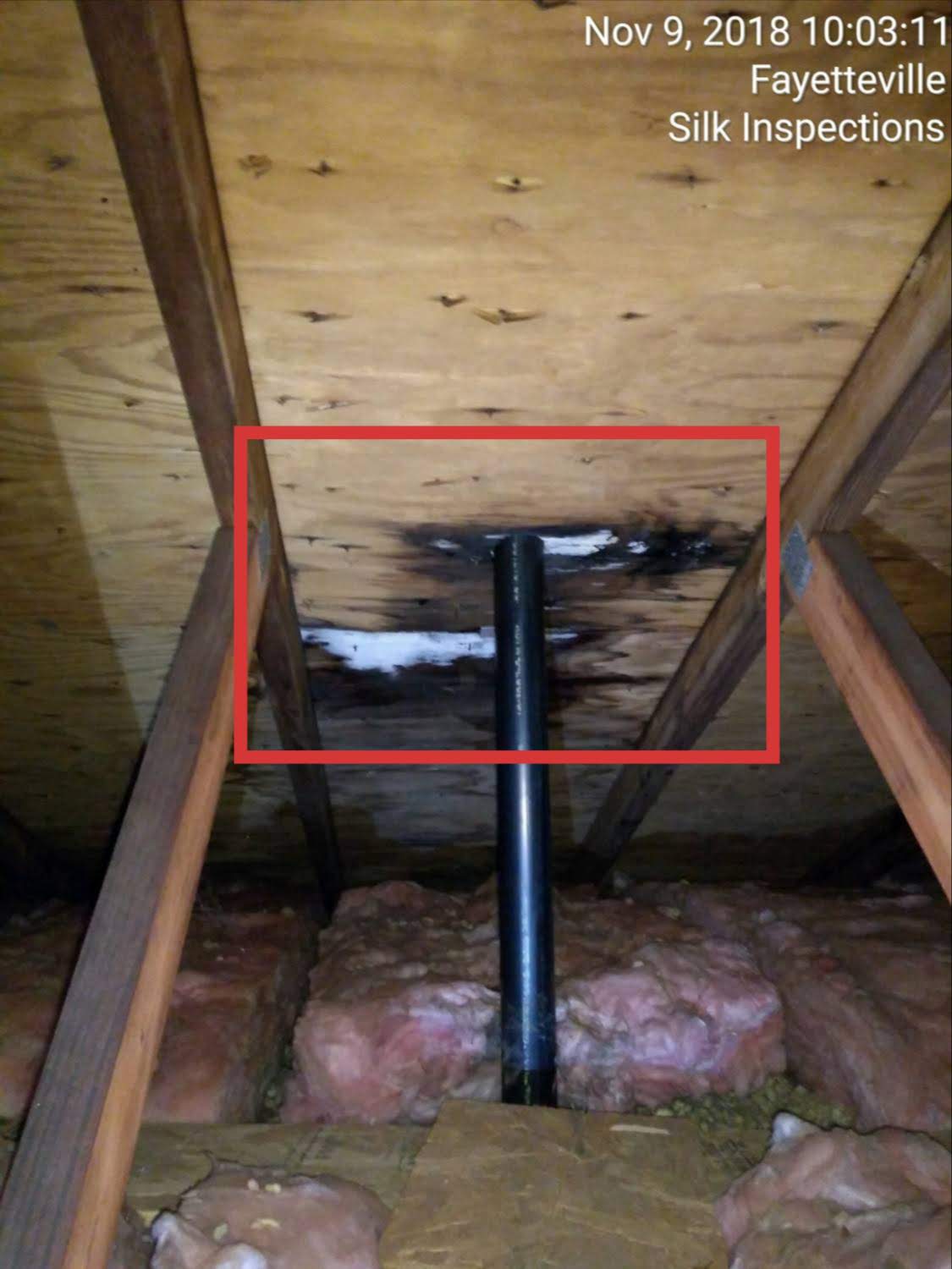 sheathing plumbing inspection roof vents roofs